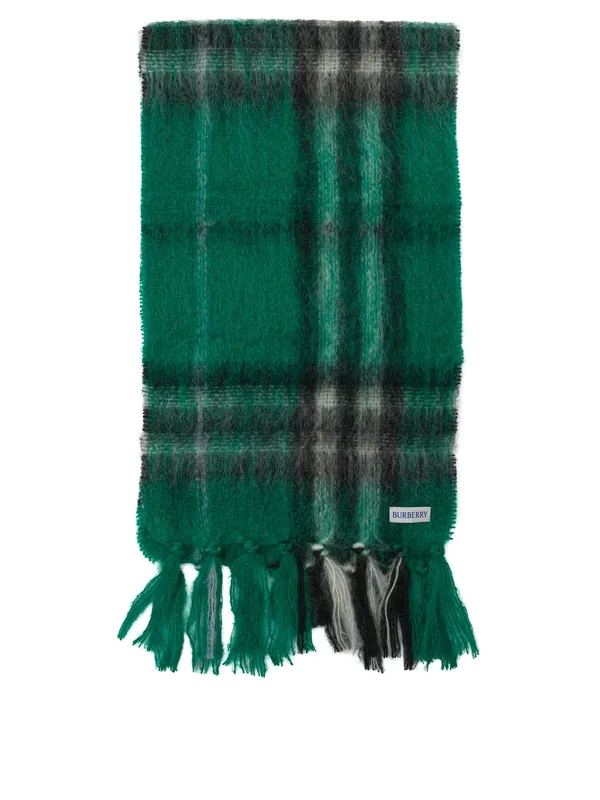 Check Sciarpe & Foulard Green - Burberry