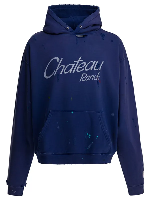 Chateau Ranch Sweatshirts Blue - Gallery Dept.