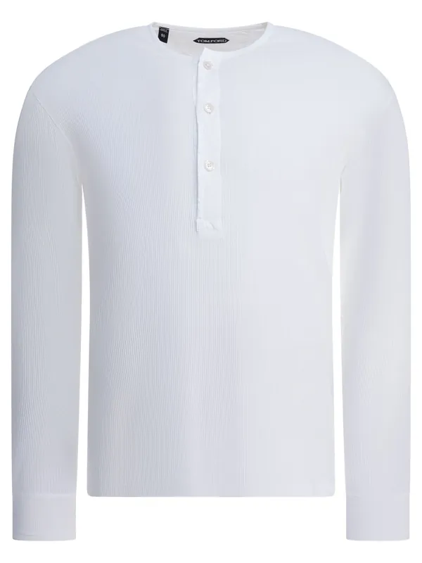 Henley T-Shirts White