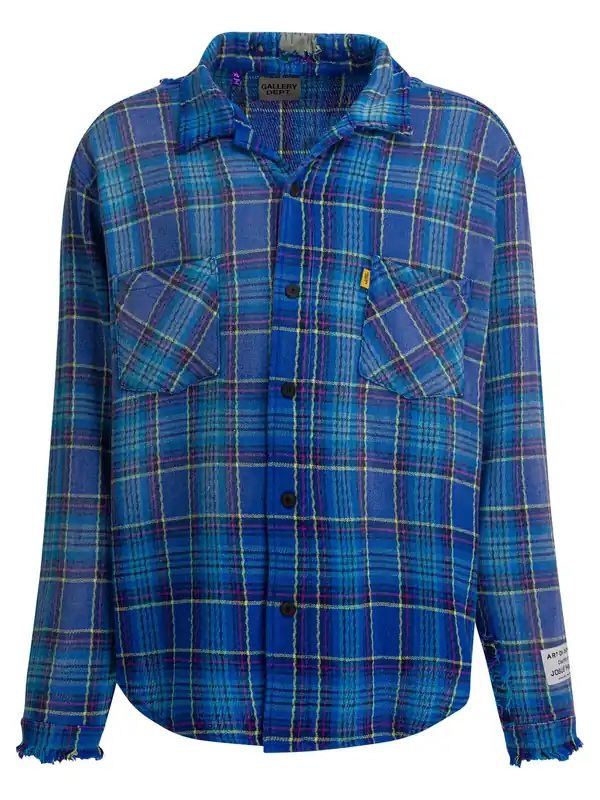Marley Flannel Shirts Blue - Gallery Dept.