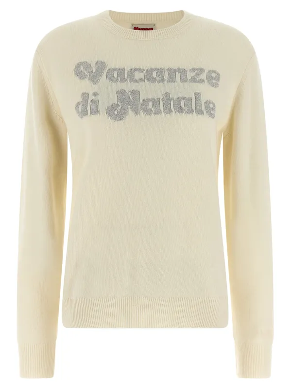 New Queen - Vacanze di Natale New Queen-Vacanze Di Natale Sweaters And Cardigans White