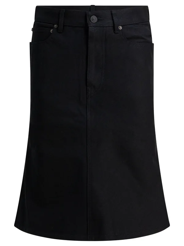 Godet Skirts Black - Balenciaga