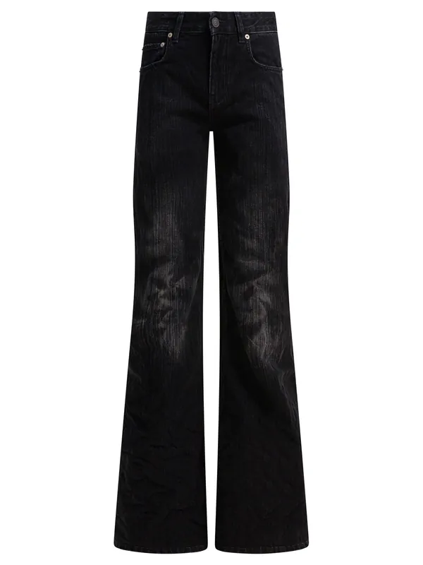 Wide Leg Jeans Black - Balenciaga