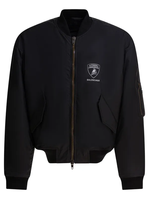 Automobili Lamborghini Jackets And Coats Black - Balenciaga