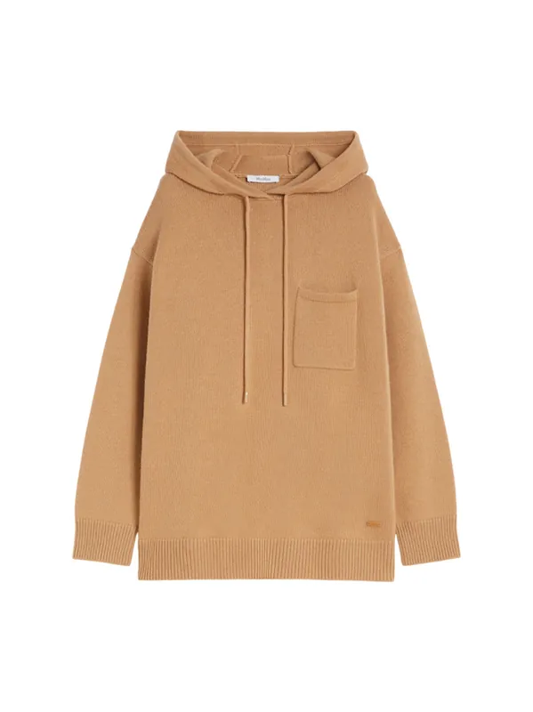 Wool And Cashmere Hoodie - Max Mara