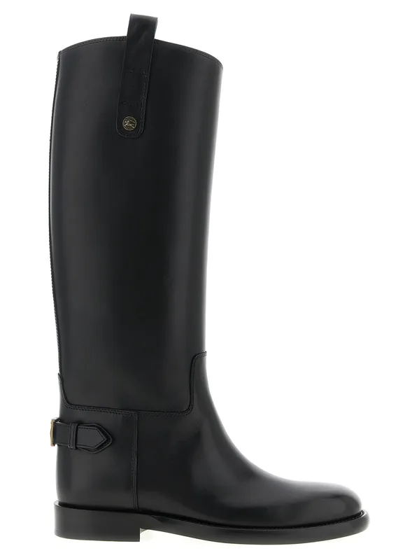Cavalier Boots And Ankle Boots Black - Burberry