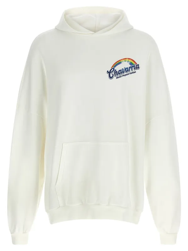 Clean & Fresh Willy Hooligan Sweatshirt White - Willy Chavarria