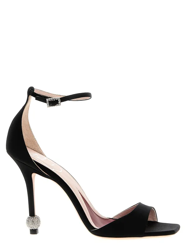 Marlene Sandals Black - Roger Vivier