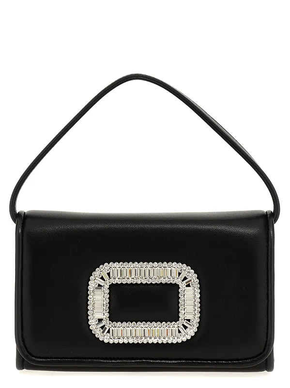 Pilgrim Micro Hand Bags Black - Roger Vivier