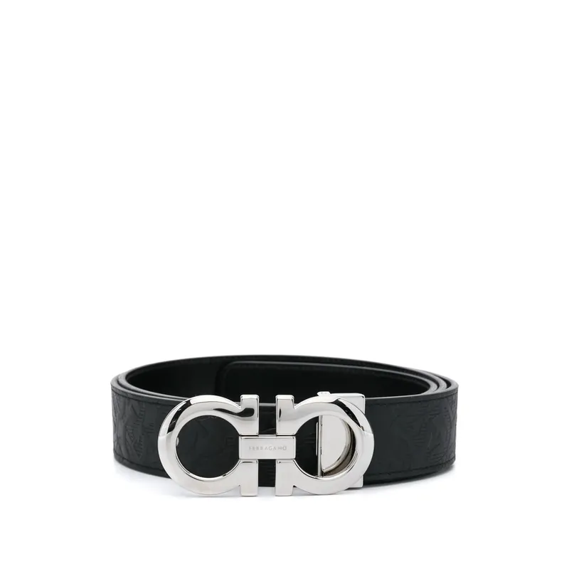 Gancini Belts Black - Ferragamo