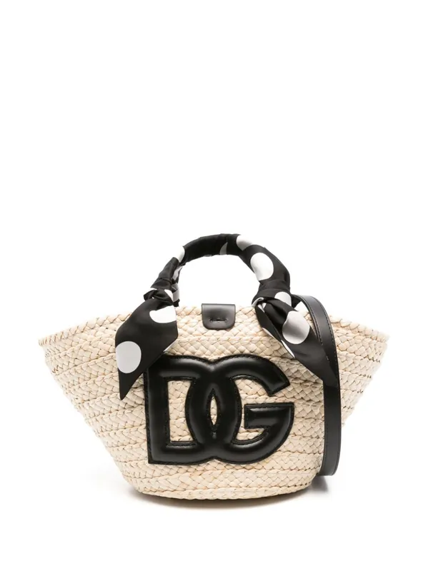 Straw Basket Bag - Dolce & Gabbana