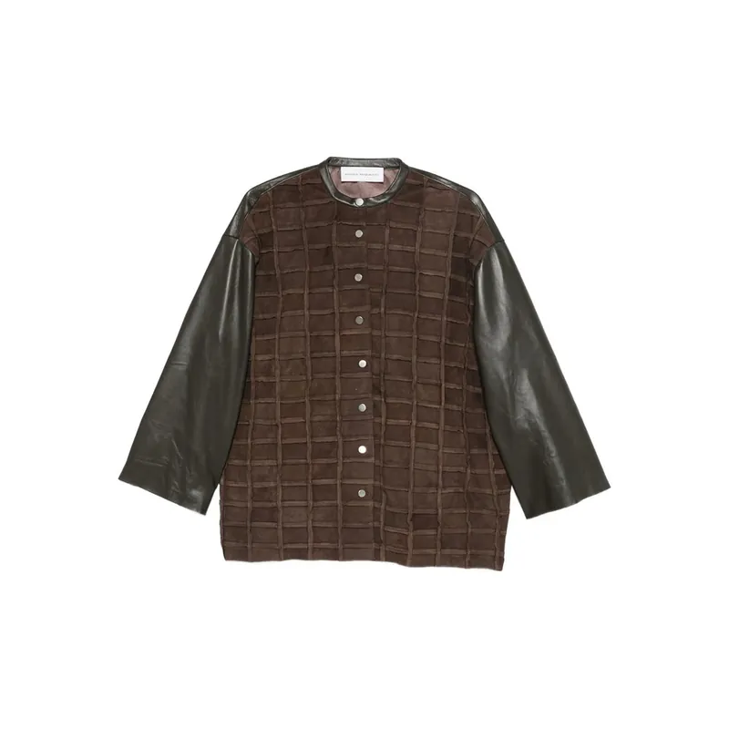 Leather Outerwears Brown - Niccolò Pasqualetti