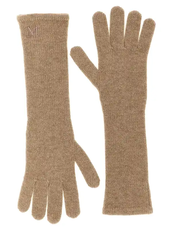 Mmjock Gloves Beige - Max Mara