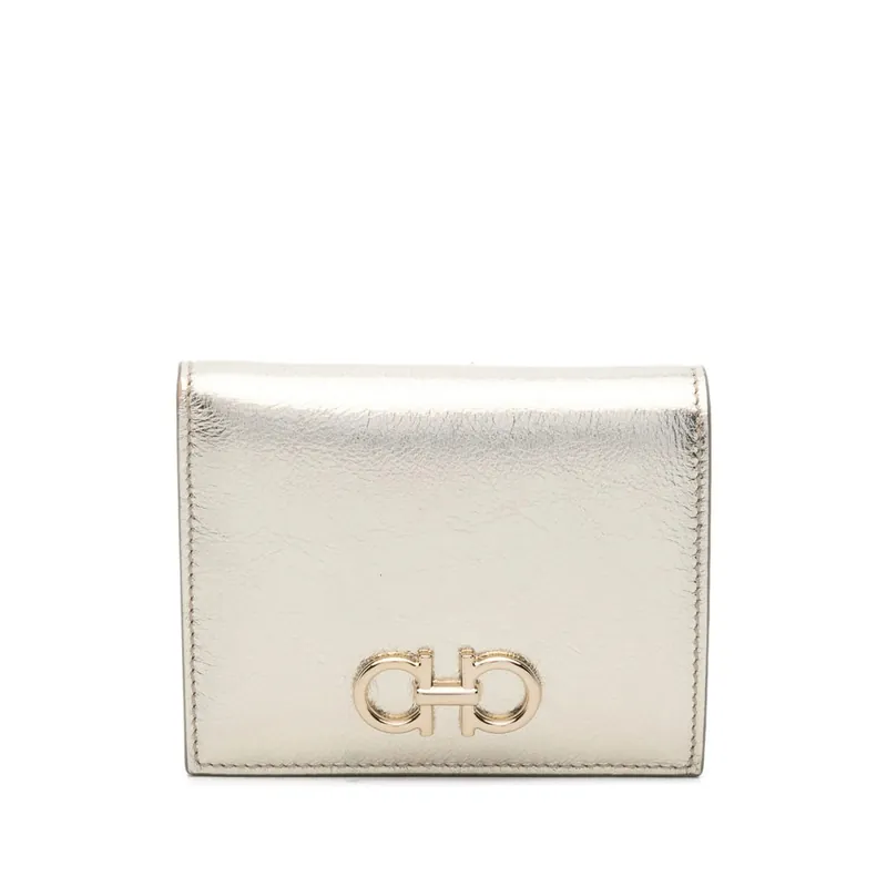 Gancini Wallets Gold - Ferragamo