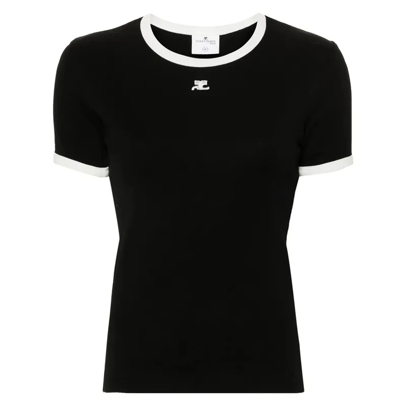 T Shirts Black - Courrèges