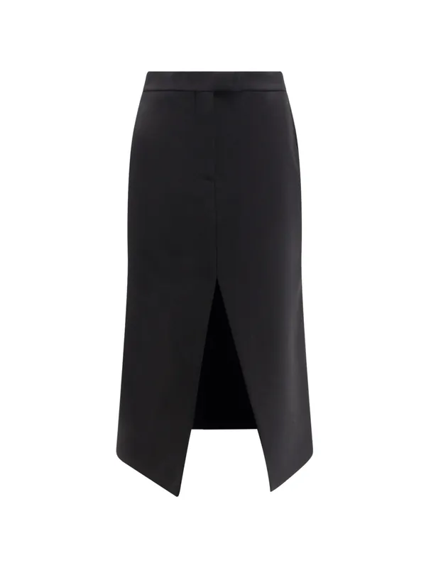 Midi Wool Skirt - Alexander McQueen