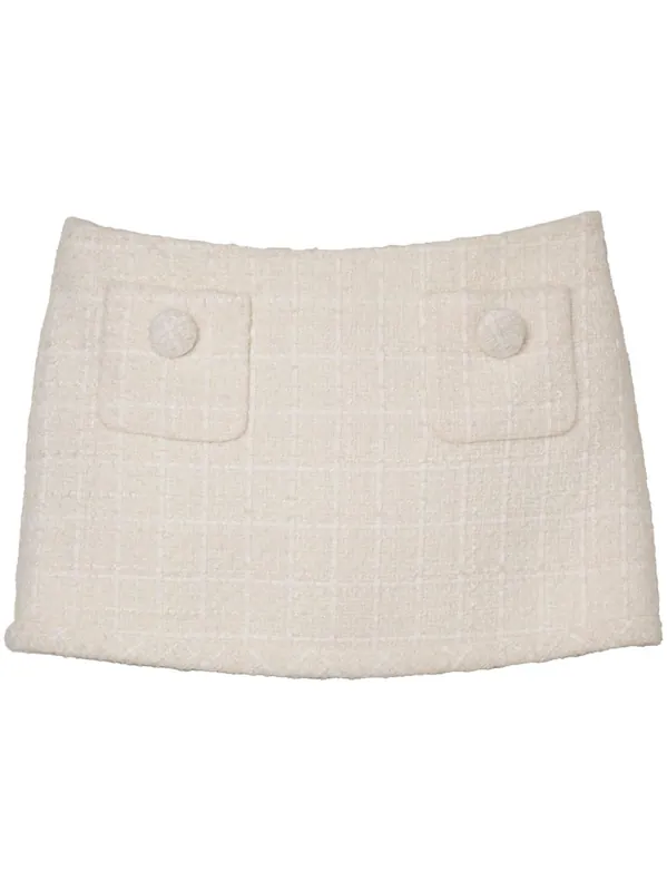 Tweed Mini Skirt - Marc Jacobs