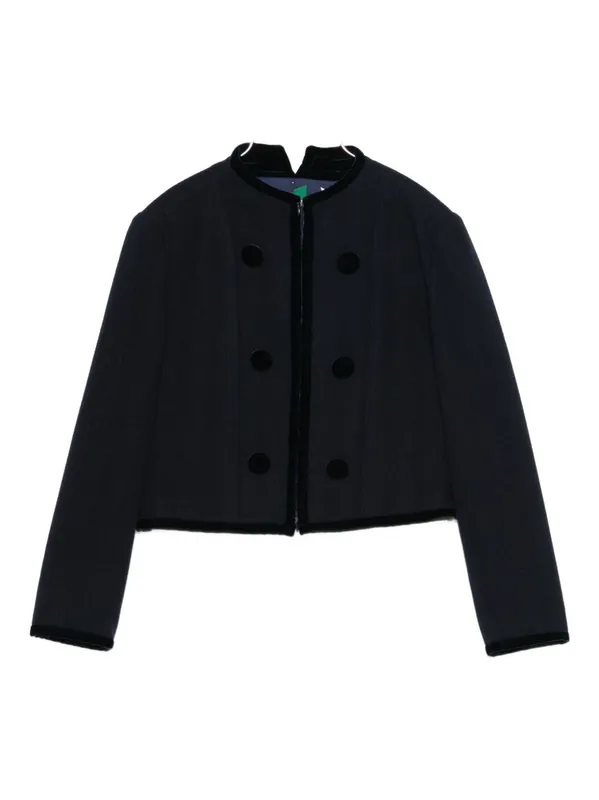 Wool Blazer Jacket - Emporio Armani
