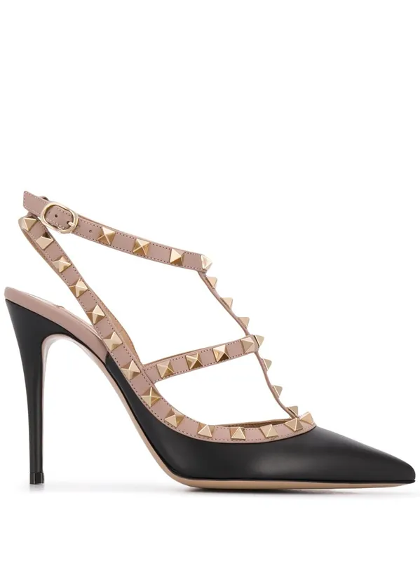 Rockstud Leather Pumps - Valentino Garavani