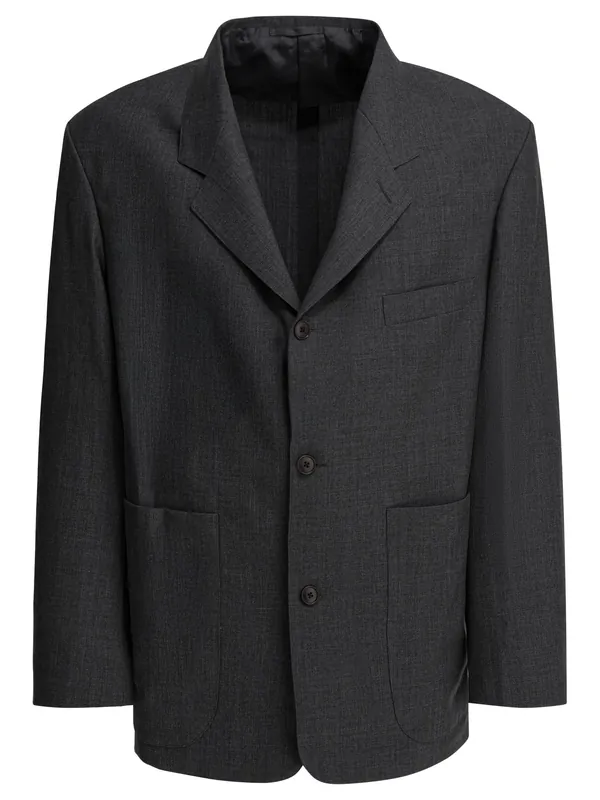 Wool Blazer Jackets And Coats Grey - Beams Plus