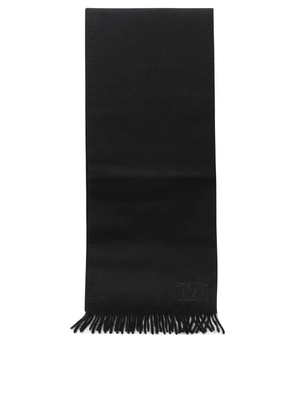 Scarf In Camel Sciarpe & Foulard Black - Max Mara