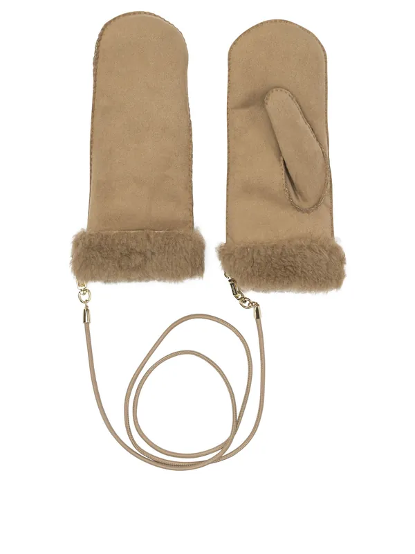 Wool Gloves Brown - Max Mara