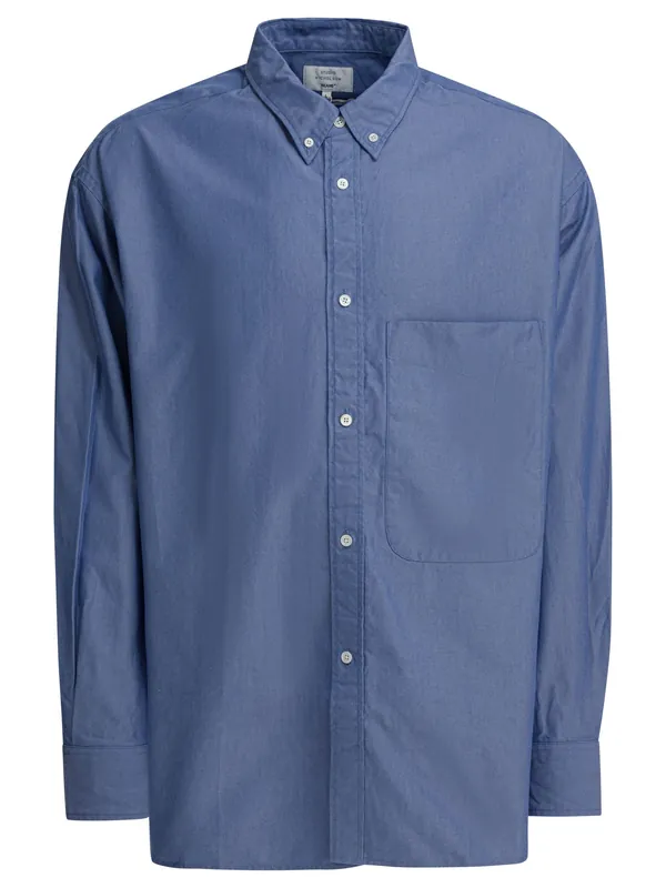 Lisa Oxford Sn Shirts Light Blue - Beams Plus