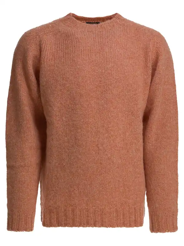 Shaggy Bernard Knitwear Orange - Beams Plus