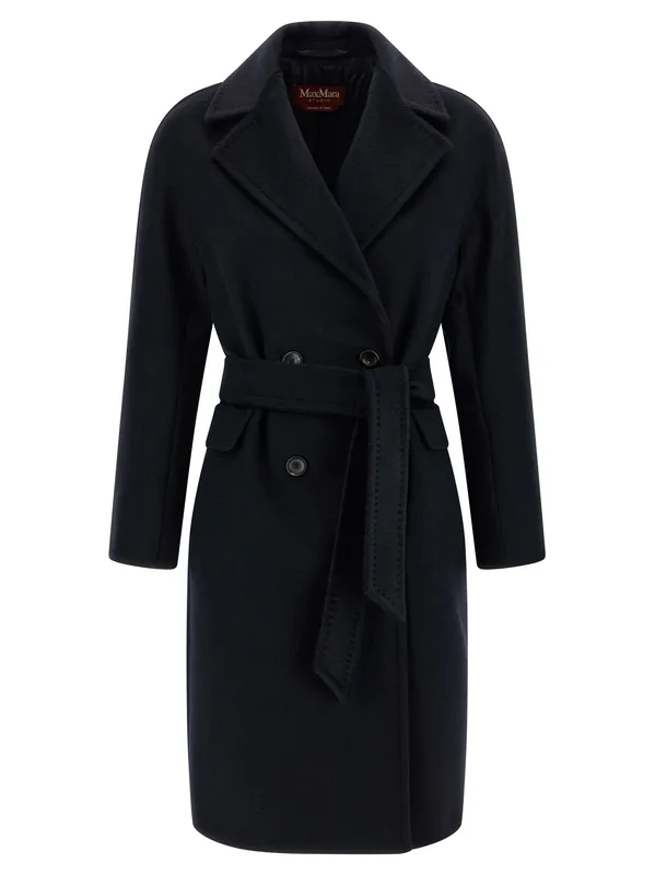Panteon Coats And Trench Coats Blue - Max Mara