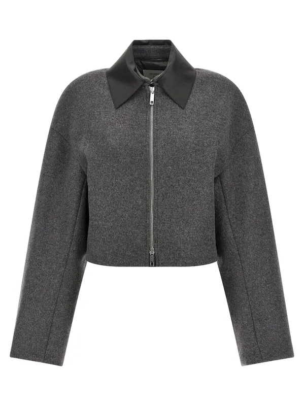 Vacuo Puffer Jackets Gray - Sportmax