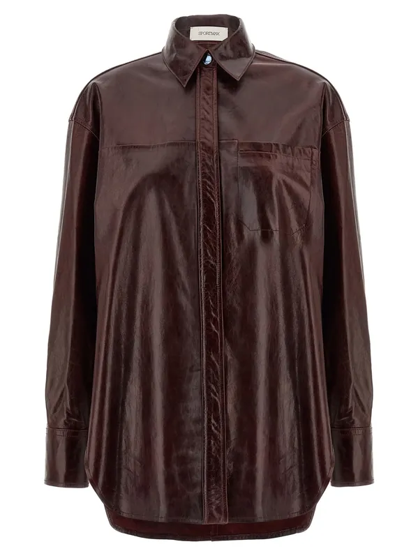 Borel Shirt And Blouse Bordeaux - Sportmax