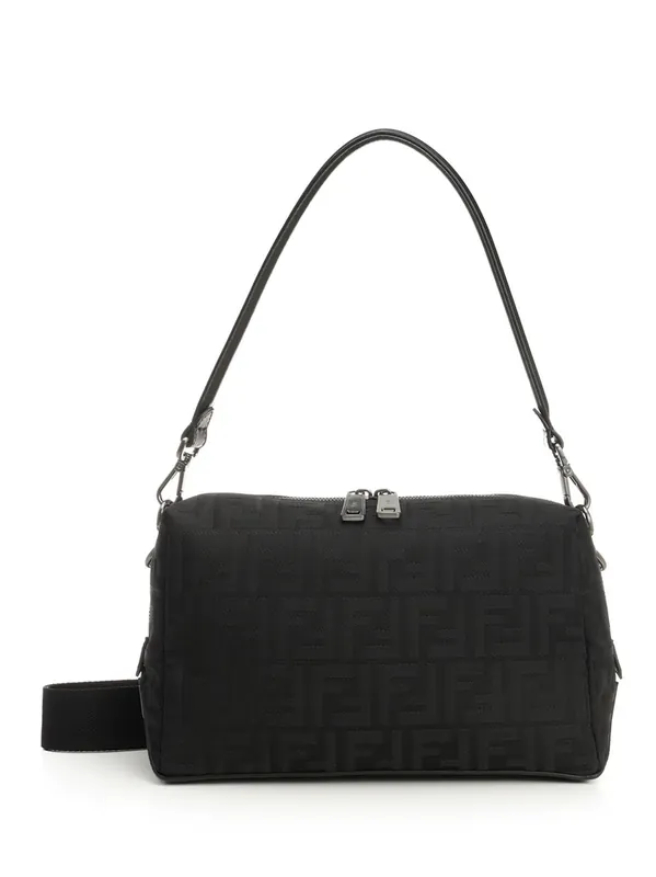 Fendi Lui Shoulder Bags Black
