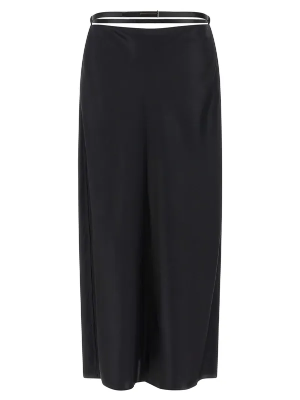 Skirt With Belt Skirts Black - Tom Ford