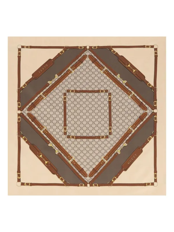 Printed Silk Foulard - Gucci