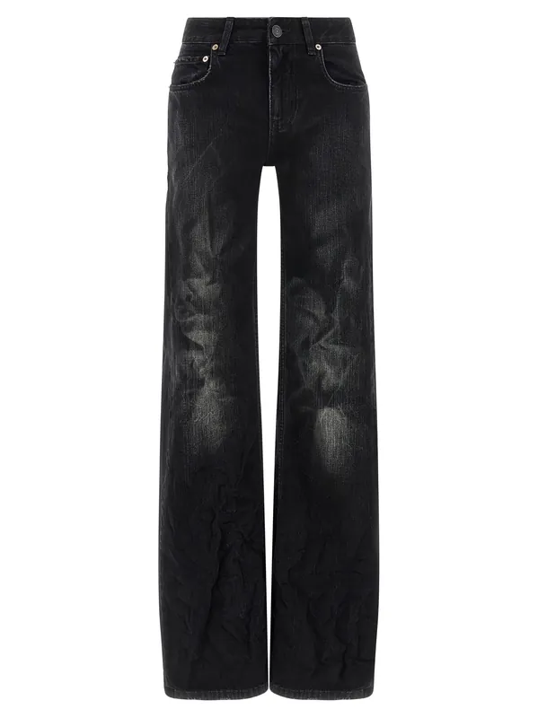 Wide Leg Jeans Black - Balenciaga