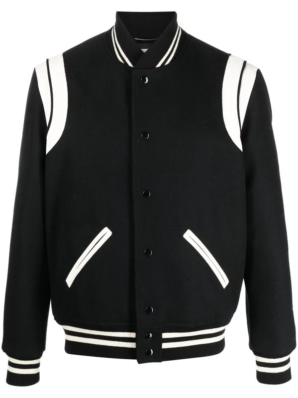 Wool Bomber Jacket - Saint Laurent