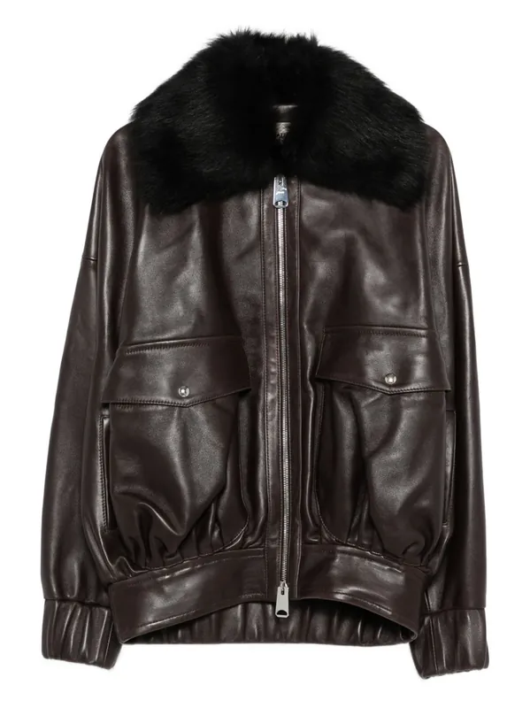 Leather Jacket - Khaite