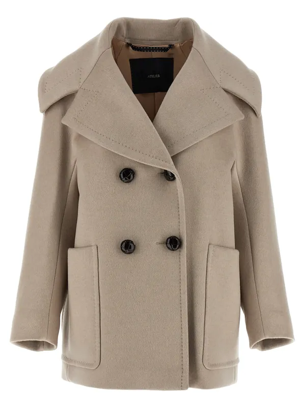 Mario Coats And Trench Coats Beige - Max Mara