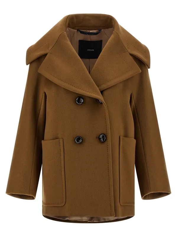 Mario Coats And Trench Coats Brown - Max Mara