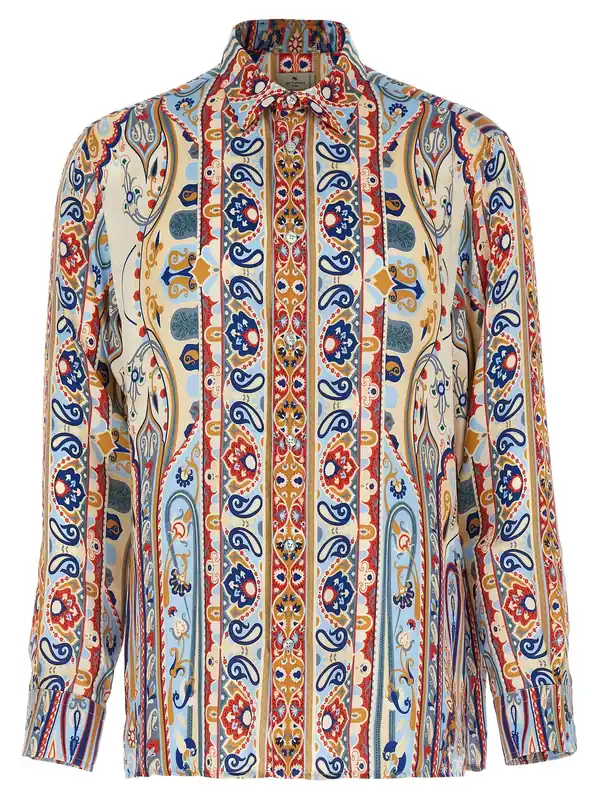 Paisley Print Shirt Shirt And Blouse Multicolor - Etro
