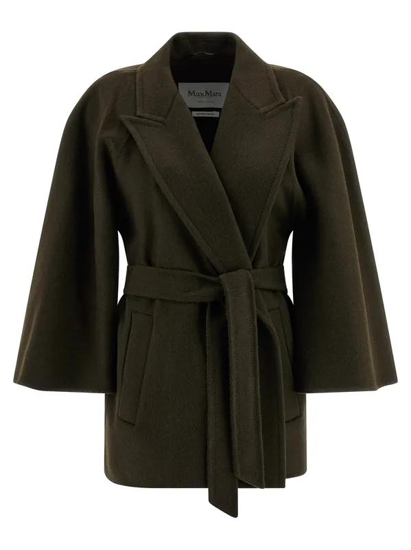 Verna Coats And Trench Coats Green - Max Mara