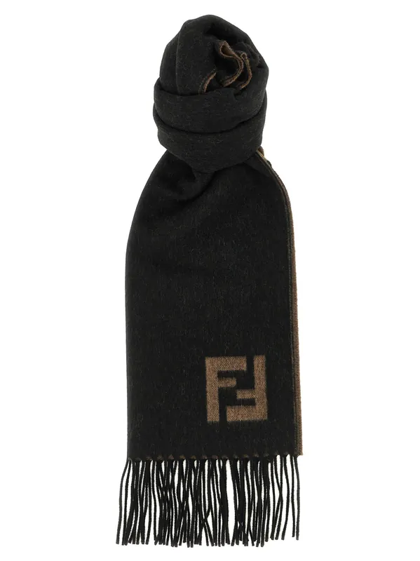 Double-Sided Scarf Scarves And Foulards Multicolor