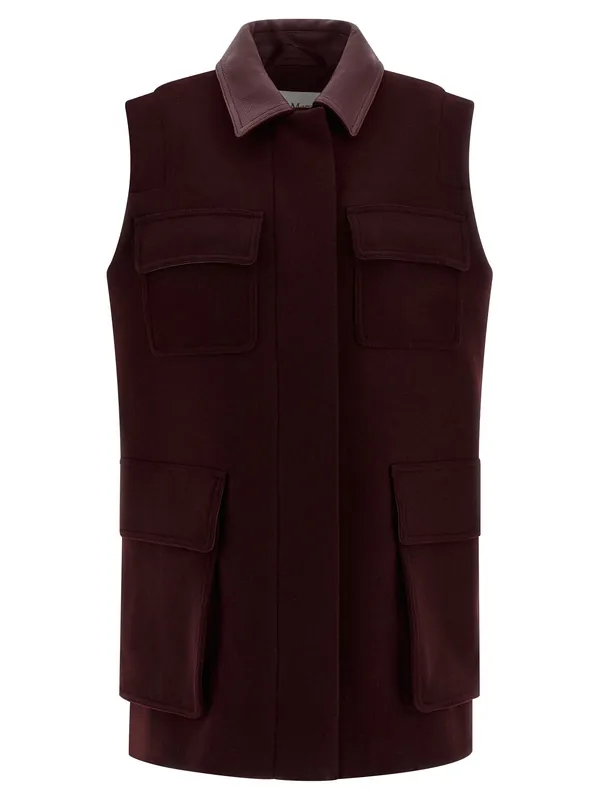 Aeroso1234 Gilet Bordeaux - Max Mara