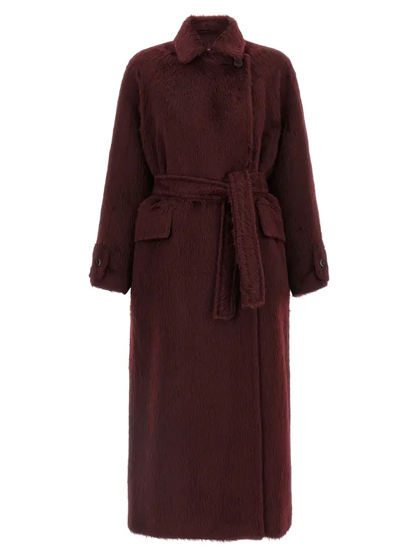 Albata1234 Coats And Trench Coats Bordeaux - Max Mara