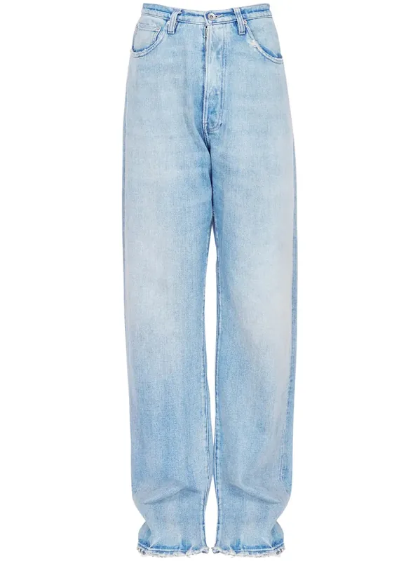 Straight-Leg Jeans With Pockets