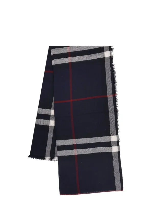 Giant Check Cashmere Scarf - Burberry