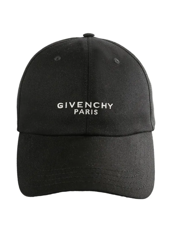 Logo Cotton Baseball Cap - Givenchy