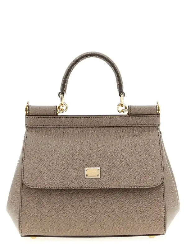 Sicily Hand Bags Beige - Dolce & Gabbana