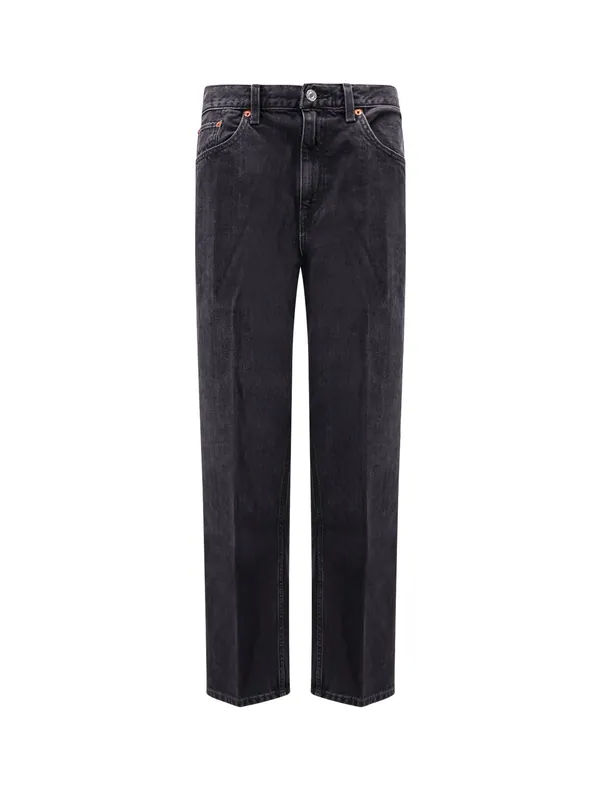 The Ollie Black Denim Jeans - RE/DONE
