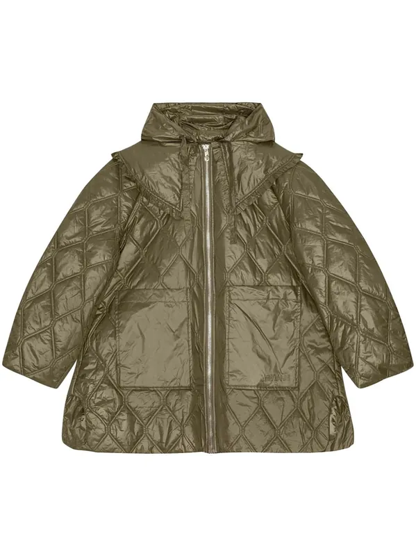 Quilted Short Jacket - Ganni
